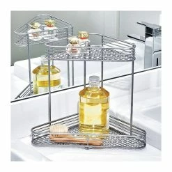 Meilleure vente 🔔 Interdesign Étagère de coin pour salle de bain 🌟 -Accessoires pour la maison Soldes 0081492097501 2