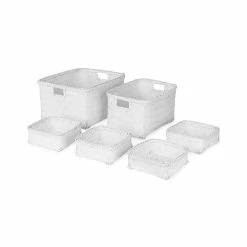 Sortie 🧨 Compactor Lot 6 x Panier de rangement 💯