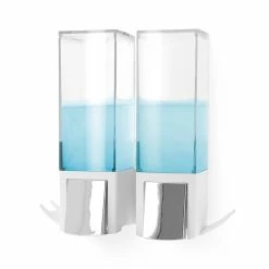 Sortie 🔔 Compactor Double distributeur de savon mural 🧨 -Accessoires pour la maison Soldes 3370910104776 4