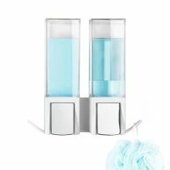 Sortie 🔔 Compactor Double distributeur de savon mural 🧨 -Accessoires pour la maison Soldes 3370910104776 5