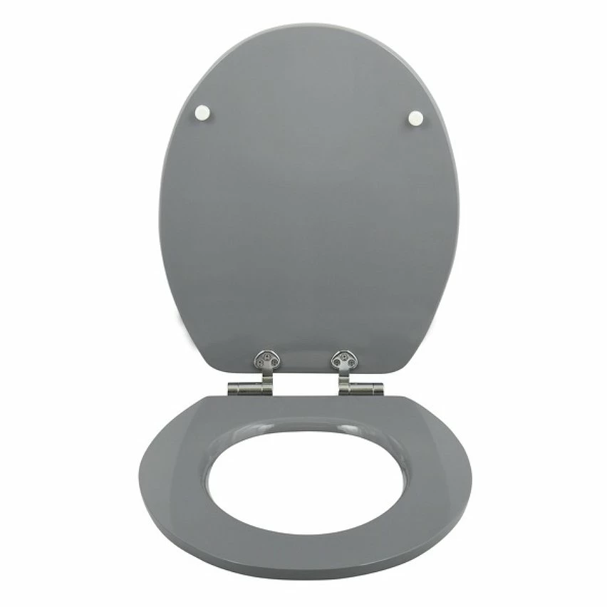 Acheter ❤️ Spirella Abattant WC MDF STYLE Gris Titanuim - Charnières Zinc ✨ 4 Acheter ❤️ Spirella Abattant WC MDF STYLE Gris Titanuim - Charnières Zinc ✨ – Image 2