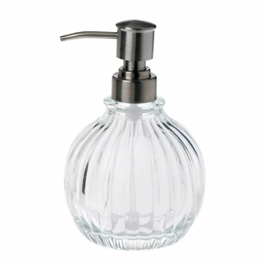 De gros 🎉 Spirella Distributeur de savon Verre QUARTZ Tarnsparent 🥰 3 De gros 🎉 Spirella Distributeur de savon Verre QUARTZ Tarnsparent 🥰