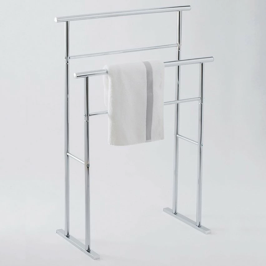 Remise 🛒 Spirella Porte serviettes 2 niveaux Acier BRIDGE Chromé ⭐ 4 Remise 🛒 Spirella Porte serviettes 2 niveaux Acier BRIDGE Chromé ⭐ – Image 2