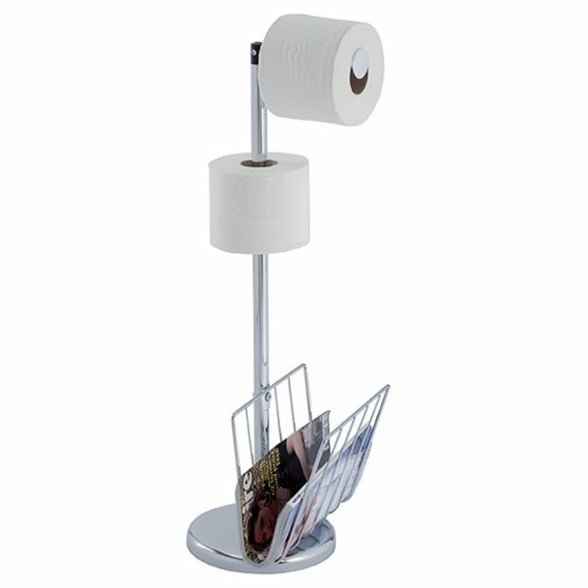 Offres ❤️ Spirella Porte rouleau Papier Wc sur pied & Porte journeaux TENERIFE Chromé ✨ 3 Offres ❤️ Spirella Porte rouleau Papier Wc sur pied & Porte journeaux TENERIFE Chromé ✨