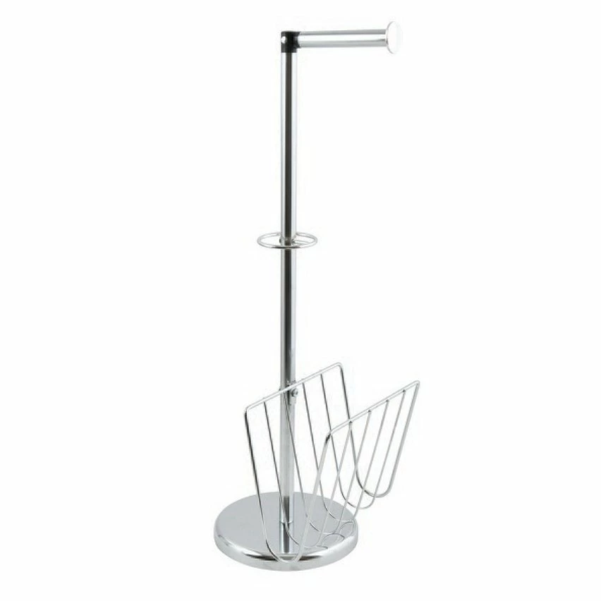 Offres ❤️ Spirella Porte rouleau Papier Wc sur pied & Porte journeaux TENERIFE Chromé ✨ 4 Offres ❤️ Spirella Porte rouleau Papier Wc sur pied & Porte journeaux TENERIFE Chromé ✨ – Image 2