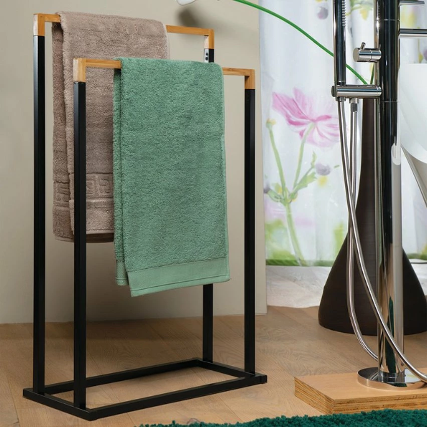 Remise 🛒 Spirella Porte serviettes 2 niveaux Acier BRIDGE Chromé ⭐ 5 Remise 🛒 Spirella Porte serviettes 2 niveaux Acier BRIDGE Chromé ⭐ – Image 3