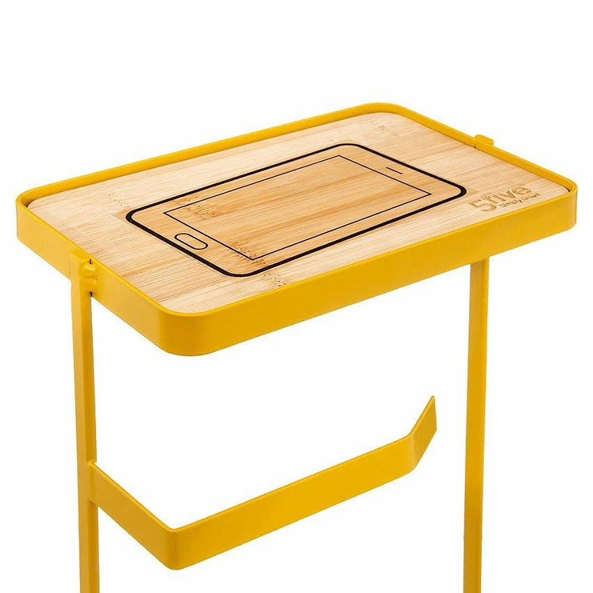 Coupon 🎉 Five Simply smart Dérouleur WC avec réserve et support téléphone Modern moutarde 🧨 4 Coupon 🎉 Five Simply smart Dérouleur WC avec réserve et support téléphone Modern moutarde 🧨 – Image 2