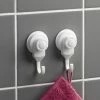 Top 10 🎁 Paris prix Lot de 2 Crochets "Ventouse" 8cm Blanc ❤️ -Accessoires pour la maison Soldes 3526780981393 1