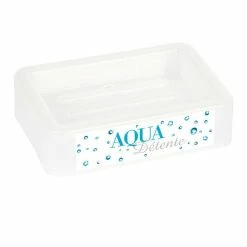 Offres ⭐ Paris prix Porte Savon Imprimé "Aquaria" 12cm Blanc 💯