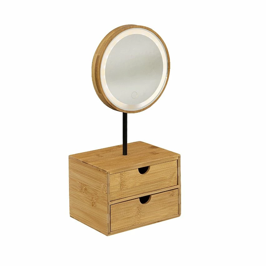 Acheter ✔️ Five Simply smart Miroir LED pivotant 3 intensités lumineuses et Organiseur 2 Tiroirs en Bambou 👏 8 Acheter ✔️ Five Simply smart Miroir LED pivotant 3 intensités lumineuses et Organiseur 2 Tiroirs en Bambou 👏 – Image 6