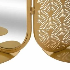 Bon marché 😀 Miroir sur pied H175 Leone Atmosphera - Or 🔥 -Accessoires pour la maison Soldes 3560233816283 3