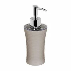 Budget 💯 Five Simply smart Lot de 3 Accessoires de Salle de Bain "Stripe" 18cm Taupe ❤️ -Accessoires pour la maison Soldes 3560237549859 3