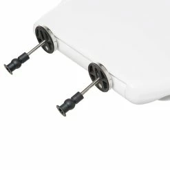 Meilleur prix ❤️ Five Simply smart Abattant WC Blanc en Thermodur et Inox 😉 -Accessoires pour la maison Soldes 3560237549965 5