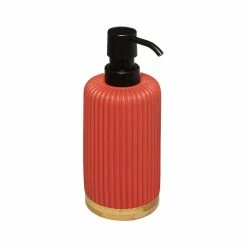 Vente flash 👏 Five Simply smart Distributeur de Savon ou Lotion en résine Noir charbon 👍 -Accessoires pour la maison Soldes 3560237580128 1