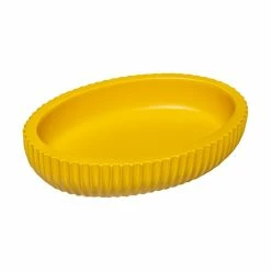 Sortie ❤️ Five Simply smart Porte Savon en résine Jaune moutarde 👍 -Accessoires pour la maison Soldes 3560237580166 3