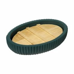 Sortie ❤️ Five Simply smart Porte Savon en résine Jaune moutarde 👍 -Accessoires pour la maison Soldes 3560237580173 1