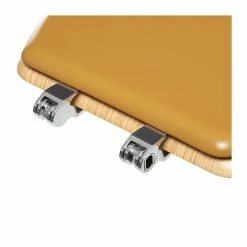 Nouveau 👏 Five Simply smart Abattant WC en Bois Bleu pétrole et Naturel 🤩 -Accessoires pour la maison Soldes 3560237584140 3