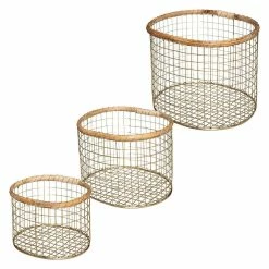 Offres 🎁 Caisse Cagette Wonderly x 3 - Atmosphera 🧨