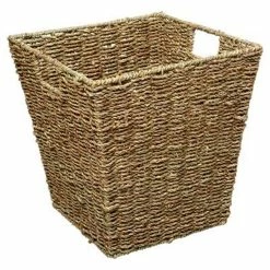 Le moins cher 🛒 Five Simply smart Panier de Rangement "Seagrass" 31x31cm Naturel ⭐
