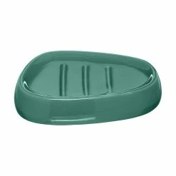 Sortie 🤩 Five Simply smart Porte savon en céramique Vert émeraude 👍 -Accessoires pour la maison Soldes 3560238372784 2