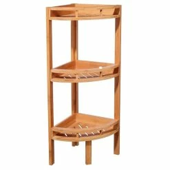 Remise 😉 Five Simply smart Étagère d'angle 3 niveaux bambou 😀