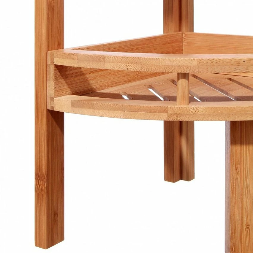 Remise 😉 Five Simply smart Étagère d'angle 3 niveaux bambou 😀 4 Remise 😉 Five Simply smart Étagère d'angle 3 niveaux bambou 😀 – Image 2