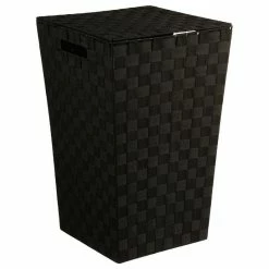 Bon marché 🔔 Five Simply smart Panier à Linge "Machine" 53cm Noir 😍 -Accessoires pour la maison Soldes 3560238545645 1