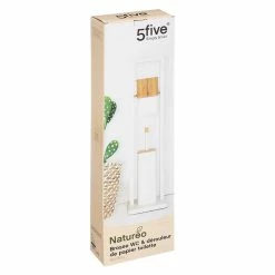 Budget 👏 Five Simply smart Brosse WC + Dérouleur Natureo - Five 🔥 -Accessoires pour la maison Soldes 3560238670095 3