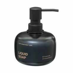 Acheter ⌛ Five Simply smart Distributeur à savon en polyrésine noir collection Black 👏