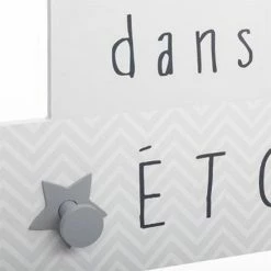 Nouveau 👏 Atmosphera Patère Enfant La Tête dans les étoiles 5 crochets en Bois L 48 x H 34 cm 👍 -Accessoires pour la maison Soldes 3560238696354 2