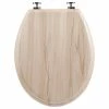 Tout neuf 🛒 Five Simply smart Abattant pour WC en Bois Clair 👏 -Accessoires pour la maison Soldes 3560238913857 1