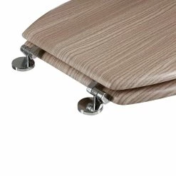 Meilleure affaire 😀 Five Simply smart Abattant WC bois foncé - Five 🔔 -Accessoires pour la maison Soldes 3560238913864 5