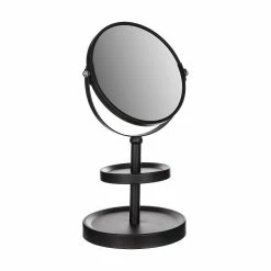 Offres 😍 Five Simply smart Miroir pivotant à 360° 1 face normal et 1 face grossissante x 3 avec 2 plateaux range bijoux 🥰 -Accessoires pour la maison Soldes 3560238978870 2