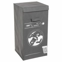 De gros 😉 Instant d'O Panier à linge MACHINE Gris 💯 -Accessoires pour la maison Soldes 3560239261858 1