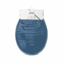Remise 👏 Five Simply smart Abattant WC standard en Bois Bleu ❤️ -Accessoires pour la maison Soldes 3560239270683 4