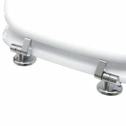 Sortie 🛒 Five Simply smart Abattant WC bois 18' + zinc blanc - Five ✔️ 9 Sortie 🛒 Five Simply smart Abattant WC bois 18' + zinc blanc - Five ✔️ -Accessoires pour la maison Soldes 3560239295280 5