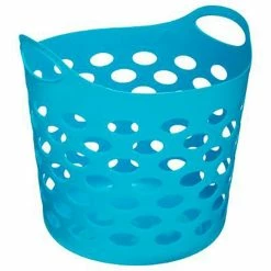 Coupon ✨ Clean House Panier à Linge "Lou" 28L Gris 🤩 -Accessoires pour la maison Soldes 3560239308263 1