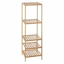 Top 10 🔔 5Five Etagère 5 niveaux salle bain Varia naturel bambou - Bambou 🧨 -Accessoires pour la maison Soldes 3560239680437 3