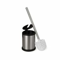 Coupon 👍 Five Simply smart Brosse WC à Clapet "Stan" 39cm Gris 🎁 -Accessoires pour la maison Soldes 3560239681908 2