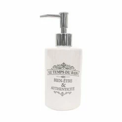 Nouveau 😉 Paris prix Distributeur de Savon "Vintage" 17cm Blanc 😉