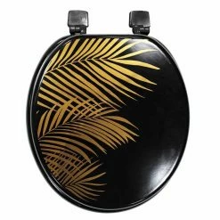 Meilleure vente 🤩 Paris prix Abattant WC Imprimé "Orbella" 47cm Noir ✨