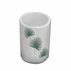 Remise 👍 Paris prix Gobelet de Salle de Bain "Jungly" 11cm Blanc 🛒