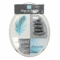 Nouveau ⭐ Paris prix Abattant WC Imprimé "Equilibre" 47cm Gris & Bleu 🥰 6 Nouveau ⭐ Paris prix Abattant WC Imprimé "Equilibre" 47cm Gris & Bleu 🥰 -Accessoires pour la maison Soldes 3574388011905 2