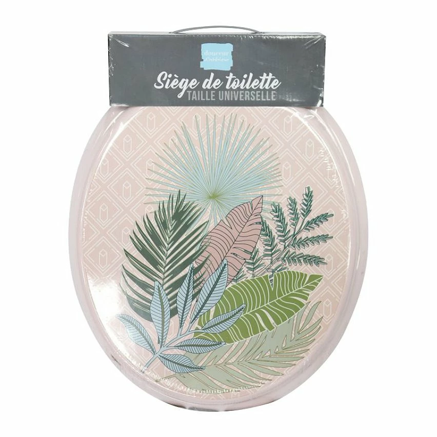 Vente flash ⭐ Paris prix Abattant WC Imprimé "Rosy Bay" 47cm Rose 👍 4 Vente flash ⭐ Paris prix Abattant WC Imprimé "Rosy Bay" 47cm Rose 👍 – Image 2