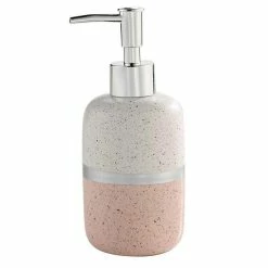 Offres 👏 Paris prix Distributeur de Savon Design "Skyline" 17cm Rose 🎁