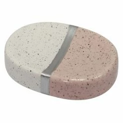 Le moins cher ✨ Paris prix Porte Savon Céramique Design "Skyline" 26cm Rose 🛒