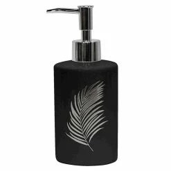 Top 10 🧨 Paris prix Distributeur de Savon Imprimé "Orbella" 17cm Noir & Argent ⭐