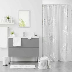 Grosses soldes 🧨 Paris prix Abattant WC Imprimé "Orbella" 47cm Blanc & Argent 👍 -Accessoires pour la maison Soldes 3574388013190 2 1