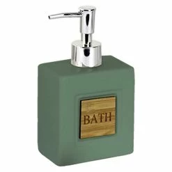 Le moins cher 😍 Paris prix Distributeur de Savon "Cerawood" 16cm Kaki 🎁