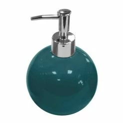 Vente flash ❤️ Paris prix Distributeur de Savon "Bullea" 16cm Bleu Émeraude 🧨